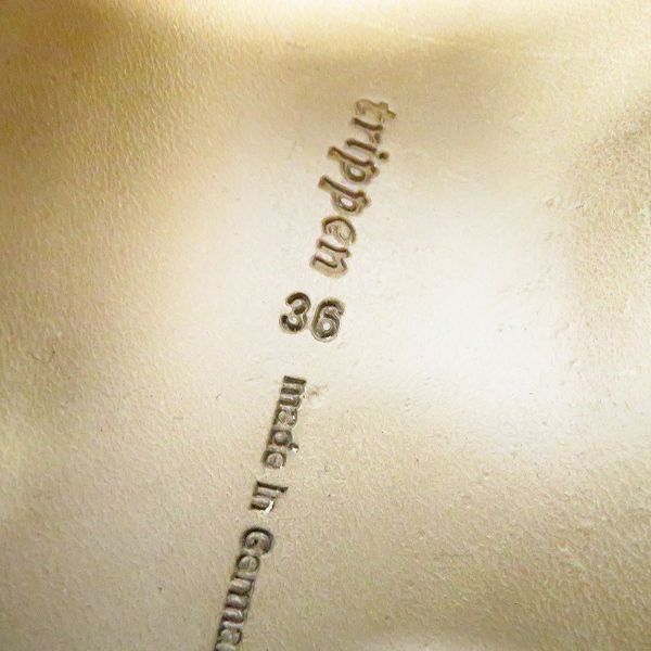 実際に弊社で買取させて頂いたtrippen/トリッペン レディース シューズ ブラック size：36の画像 5枚目