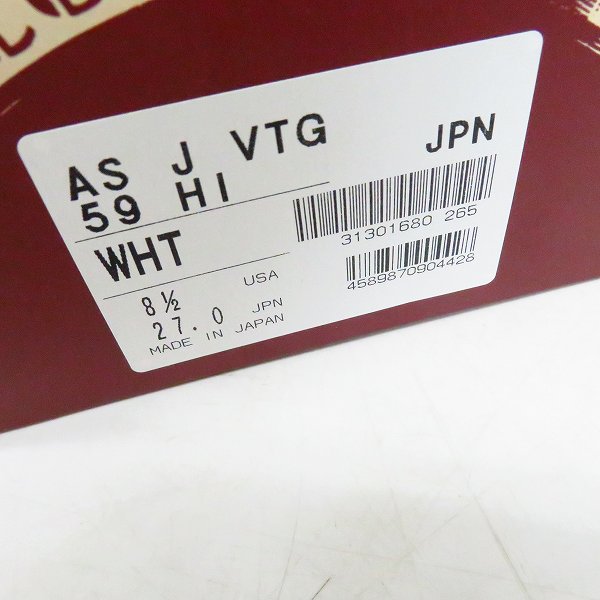 希少❕★TIMELINE CONVERSE J VTG 50 HI Converse TimeLine ALL STAR J VTG 50 HI
