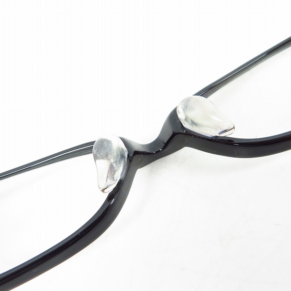 実際に弊社で買取させて頂いた999.9/フォーナインズ スクエア型 眼鏡/メガネフレーム BLACK NP-711の画像 3枚目