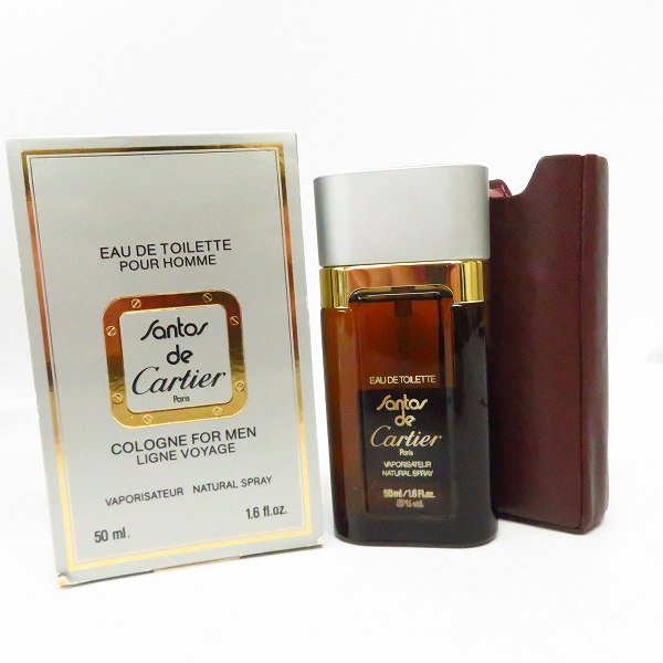 実際に弊社で買取させて頂いたCartier/カルティエ ナチュラルスプレー 香水 革ケース付き 50ml