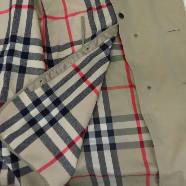 実際に弊社で買取させて頂いたBURBERRY LONDON/バーバリーロンドン ライナー付きトレンチコート ベージュ/Lの画像 8枚目