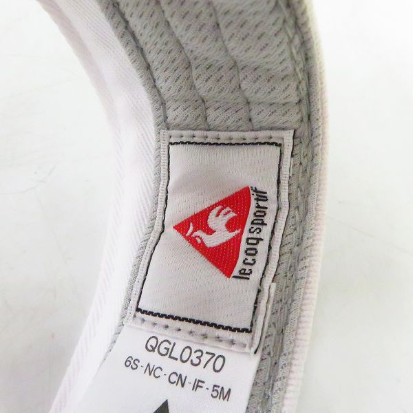 実際に弊社で買取させて頂いた【未使用】le coq sportif/ルコックスポルティフ Kappa/カッパ 他 ロゴ入り/総柄 サンバイザー 6点セットの画像 5枚目