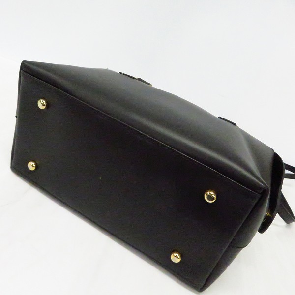 実際に弊社で買取させて頂いたBARNEYS NEW YORK/バーニーズニューヨーク レディース 2WAY レザー ショルダーバッグの画像 2枚目