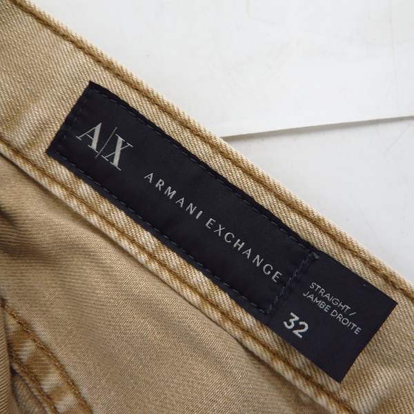 実際に弊社で買取させて頂いたARMANI EXCHANGE/アルマーニエクスチェンジ ストレート デニムパンツ/32の画像 4枚目
