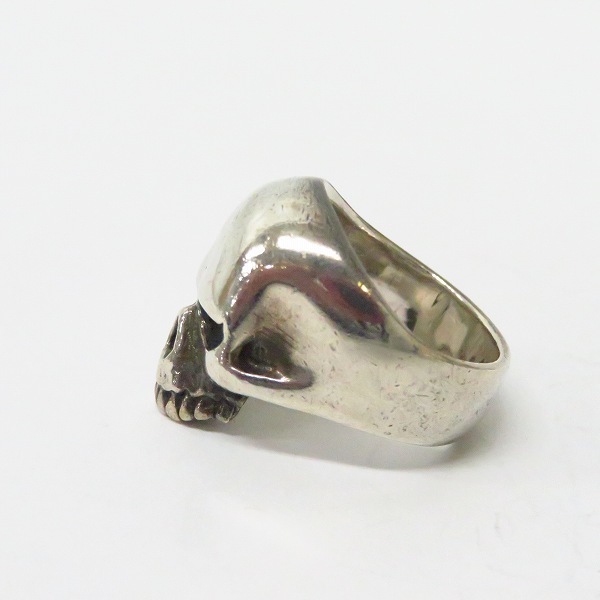 実際に弊社で買取させて頂いた【ギャラ付き】CRAZY PIG DESIGNS/クレイジーピッグ MINI EVIL ミニエビルスカルリング #740 7-7.5号の画像 2枚目