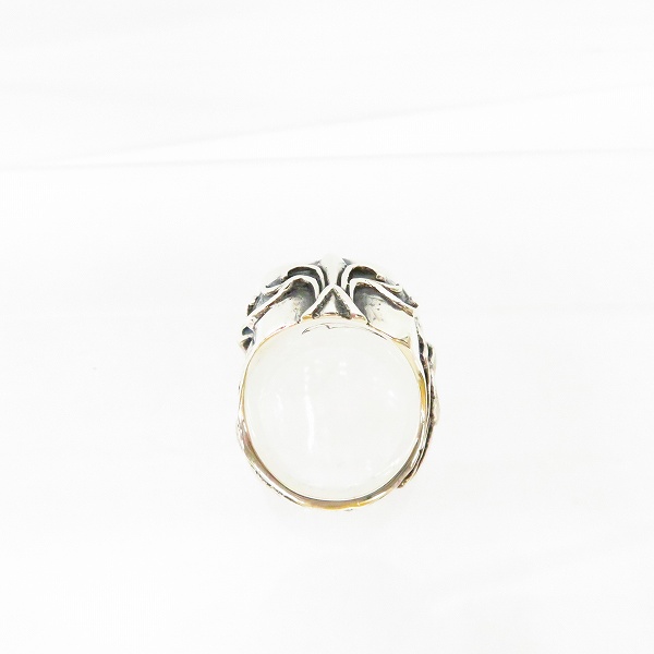 実際に弊社で買取させて頂いたCRAZY PIG/クレイジーピッグ SKRULL SKULL RING/スクルール スカル リング #877/17.5号の画像 4枚目