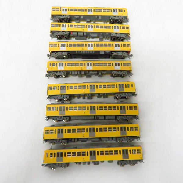 実際に弊社で買取させて頂いた【動作確認済】KATO/マイクロエース Nゲージ 西武101系 初期形 新塗色 4両増結/西武701系 新色 4両 8両セットの画像 2枚目