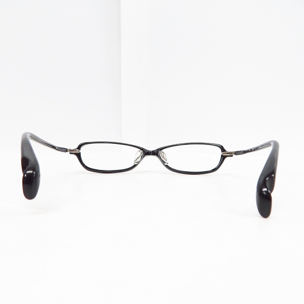 実際に弊社で買取させて頂いた999.9/フォーナインズ スクエア型 眼鏡/メガネフレーム BLACK NP-711の画像 4枚目