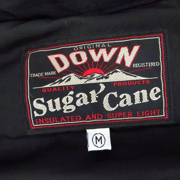 実際に弊社で買取させて頂いたSUGAR CANE/シュガーケーン レザーショルダーパッチ ダウンベスト/M の画像 2枚目