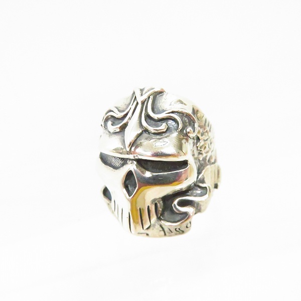 実際に弊社で買取させて頂いたCRAZY PIG/クレイジーピッグ SKRULL SKULL RING/スクルール スカル リング #877/17.5号