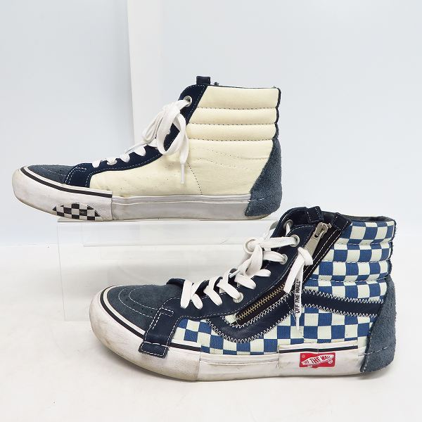 VANS/バンズ SK8-HI CAP LX DRE/スケートハイ ジップ/チェック VANS/バンズ SK8-HI CAP LX DRE/スケートハイ ジップ/チェック