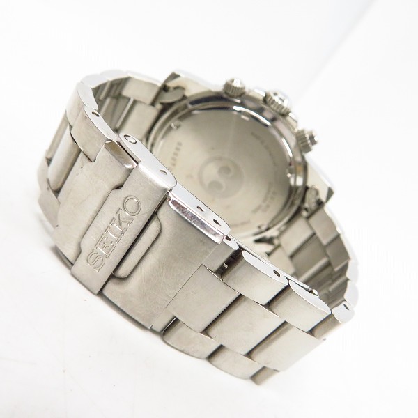 SEIKO/Chrono クロノグラフ ウォッチ/ホワイト 7T32-7G20