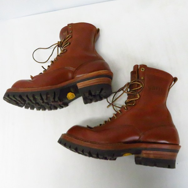 実際に弊社で買取させて頂いたWHITE'S BOOTS/ホワイツブーツ スモークジャンパー ブーツ 375V LTT/8.5Eの画像 3枚目