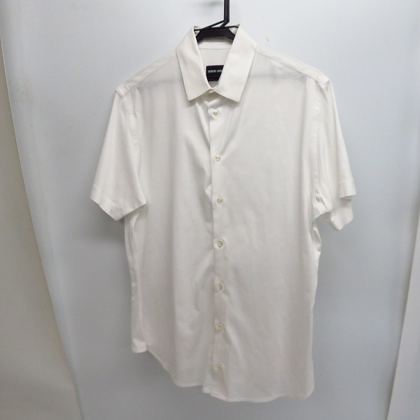 実際に弊社で買取させて頂いたGIORGIO ARMANI/ジョルジオ アルマーニ コットン半袖ボタンシャツ/40