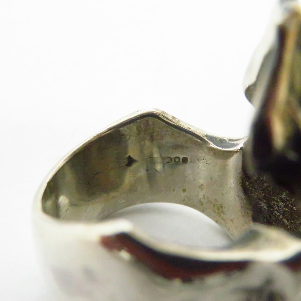 実際に弊社で買取させて頂いた【ギャラ付き】CRAZY PIG DESIGNS/クレイジーピッグ CARCASS カーカスリング #691 17.5号の画像 7枚目