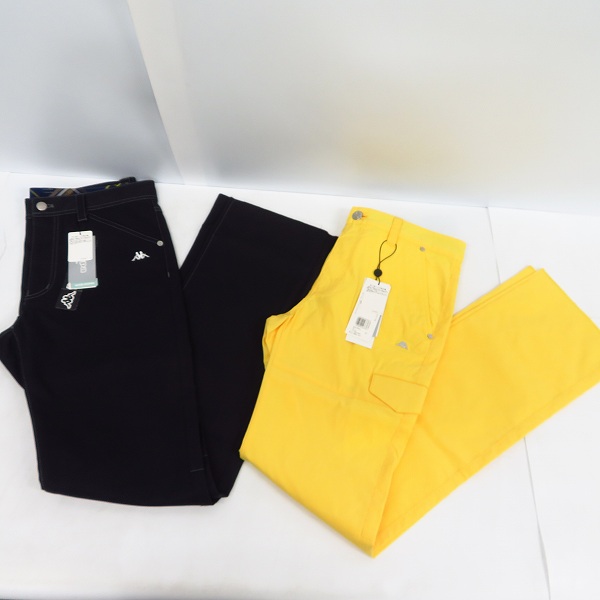 実際に弊社で買取させて頂いた【未使用】KAPPA/カッパ パンツ5点セット イエロー/ホワイト等 サイズ82の画像 1枚目