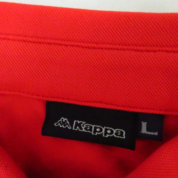 実際に弊社で買取させて頂いた【未使用】kappa/カッパ  ゴルフ ノースリーブ/半袖 ポロシャツ 白/赤/水色 レディース Lサイズ 5点セットの画像 2枚目