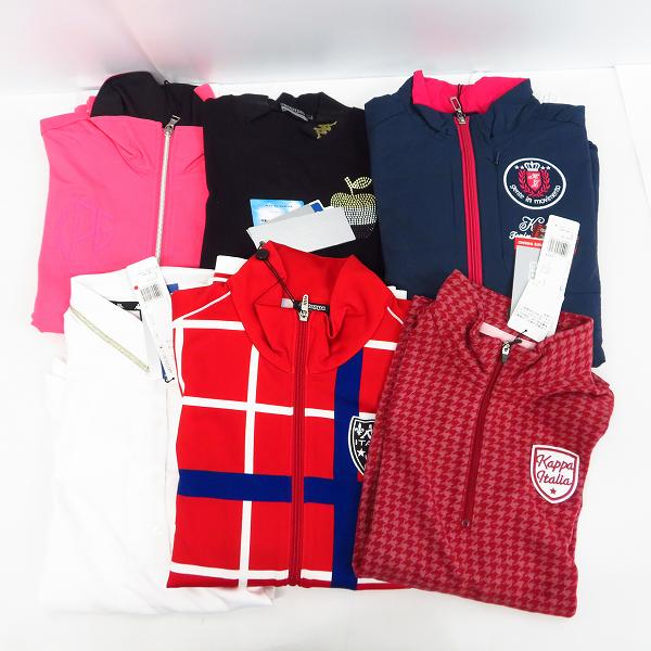 実際に弊社で買取させて頂いた【未使用】kappa/カッパ ゴルフ トラックジャケット/ポロシャツ/中綿ジャケット 他 Size：L 6点セット