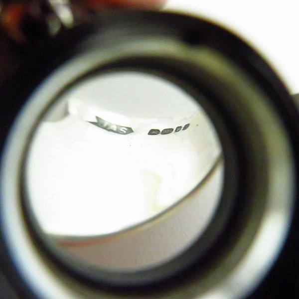 実際に弊社で買取させて頂いた【ギャラ】CRAZY PIG/クレイジーピッグ EL MUERTO MEXICAN SKULL/エルムエルト メキシカンスカル リング ＃990/19.5号の画像 7枚目