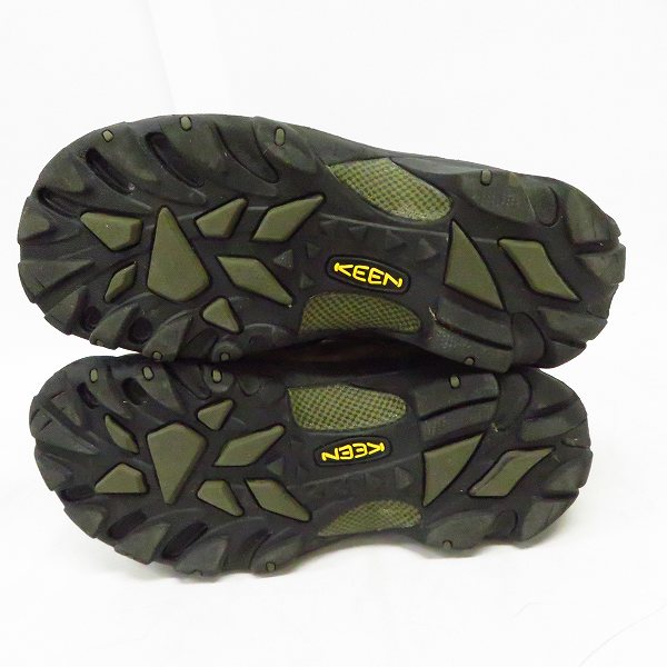 実際に弊社で買取させて頂いたKEEN/キーン PYRENEES 5227-BISN Bison トレッキング シューズ  カーキベージュ 25.5の画像 2枚目