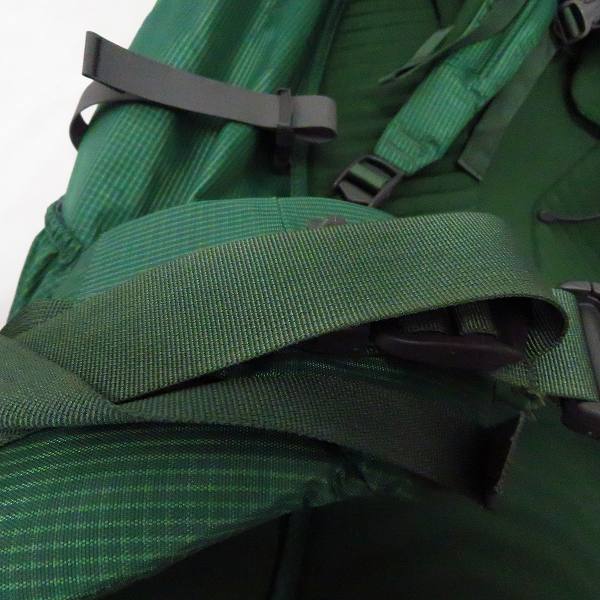 実際に弊社で買取させて頂いたmont-bell/モンベル ALPINE PACK 60 登山用 バッグパック60L グリーンの画像 9枚目