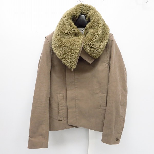 実際に弊社で買取させて頂いたato/アトウ ファーコート ジャケット AM12C-B71/46
