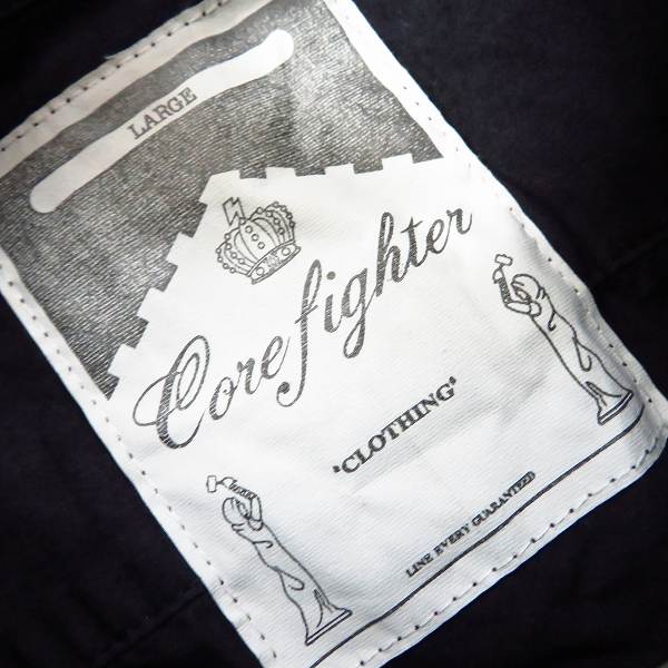 実際に弊社で買取させて頂いたcore fighter/コアファイター エポレット 長袖シャツ/Lの画像 2枚目