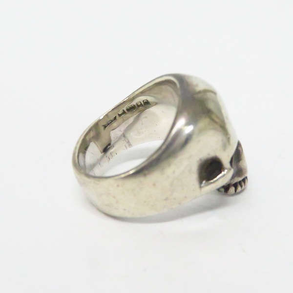 実際に弊社で買取させて頂いた【ギャラ付き】CRAZY PIG DESIGNS/クレイジーピッグ MINI EVIL ミニエビルスカルリング #740 7-7.5号の画像 4枚目