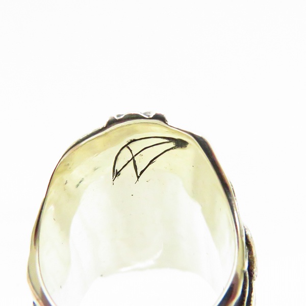 実際に弊社で買取させて頂いたCRAZY PIG/クレイジーピッグ SKRULL SKULL RING/スクルール スカル リング #877/17.5号の画像 5枚目