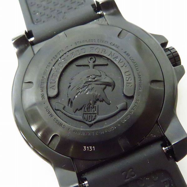 実際に弊社で買取させて頂いたLUMINOX/ルミノックス SEASERIES SPECIAL OPERATIONS CHALLENGE 4220 SERIES 時計/ウォッチの画像 3枚目