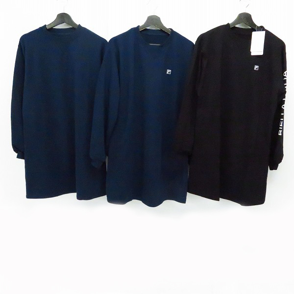 実際に弊社で買取させて頂いた【未使用含む】FILA/フィラ ブランドロゴ刺繍 スウェット L/LL  6点セットの画像 1枚目