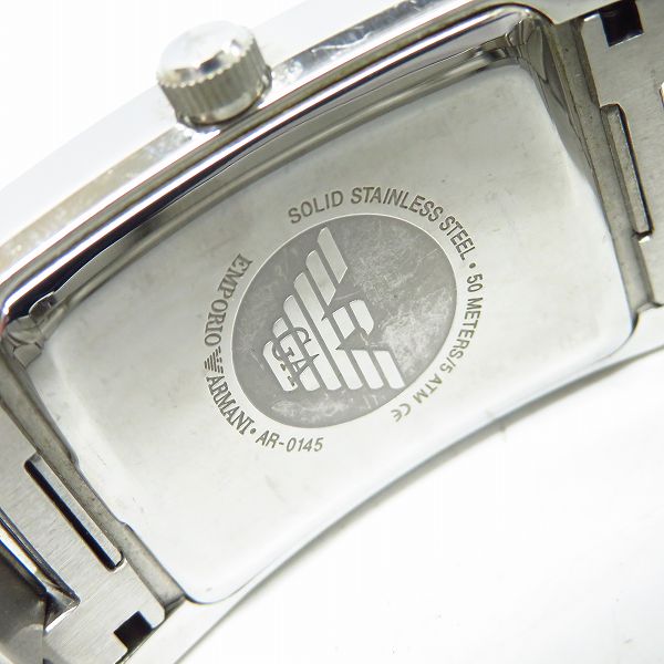 実際に弊社で買取させて頂いたEMPORIO ARMANI/エンポリオ アルマーニ クォーツ腕時計 AR-0145【動作未確認】 の画像 3枚目