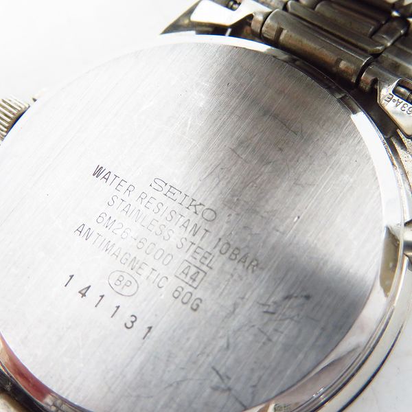 実際に弊社で買取させて頂いたSEIKO/セイコー SPEED MASTER スピードマスター ウォッチ/腕時計 6M26-6000  【動作未確認】 の画像 3枚目