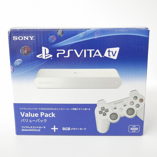実際に弊社で買取させて頂いたSONY/ソニー PlayStation Vita TV/PS VITA TV バリューパック VTE-1000AA01【簡易動作確認済】の画像 0枚目