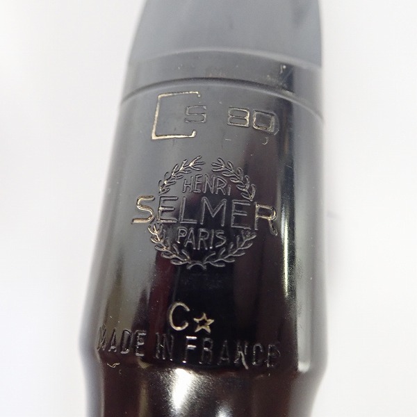 実際に弊社で買取させて頂いたSELMER/セルマー S80 C☆ アルトサックス マウスピース リガチャー付きの画像 4枚目