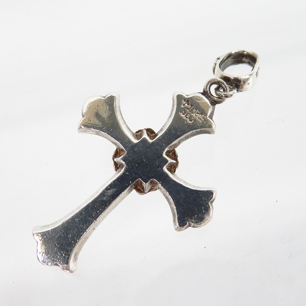 実際に弊社で買取させて頂いたLoree Rodkin Gothic/ローリーロドキン ゴシック アンティークリーフクロスペンダントの画像 1枚目