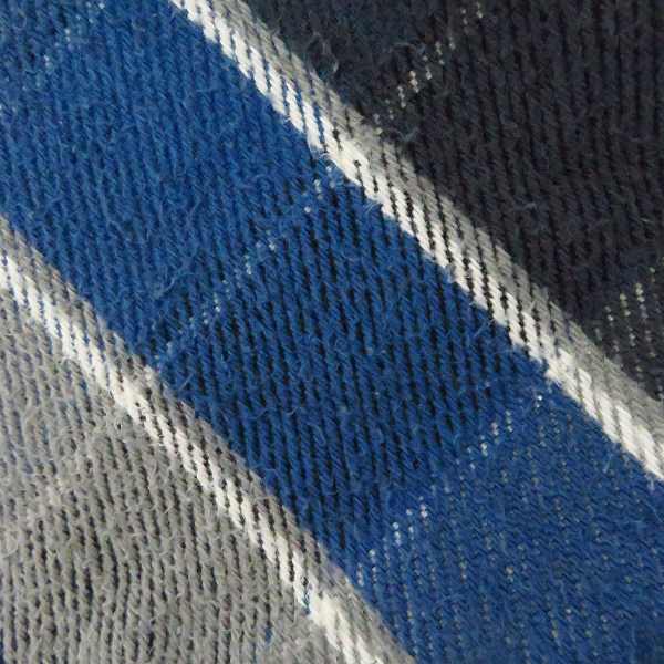 実際に弊社で買取させて頂いたDUBBLEWORKS/ダブルワークス フランネルシャツ ブルー/グレー/ホワイト 40の画像 5枚目