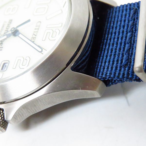 実際に弊社で買取させて頂いたCITIZEN×mont-bell/シチズン×モンベル エコ・ドライブ PROMASTER ソーラー E168-S113482/BN0121-26Yの画像 4枚目