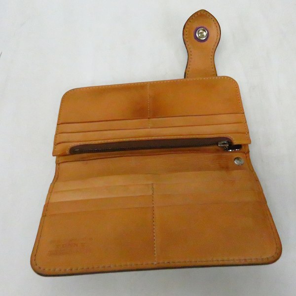 実際に弊社で買取させて頂いたFUNNY/ファニー エレファント/象革 長財布/ループキーホルダー 2点セットの画像 2枚目