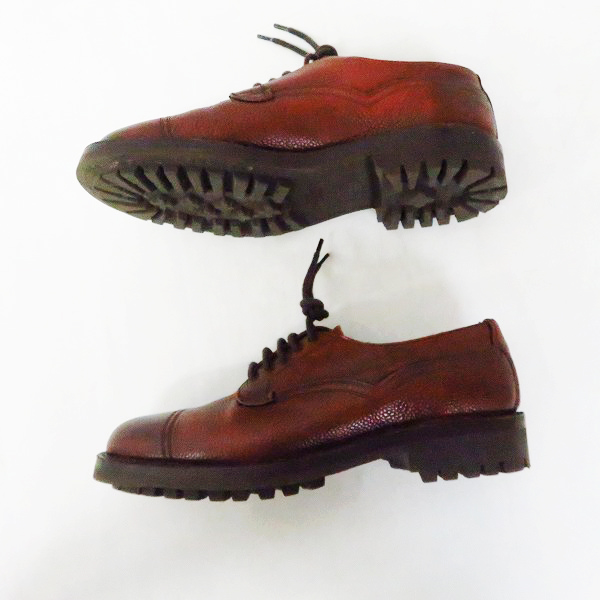 実際に弊社で買取させて頂いたJOSEPH CHEANEY＆SONS/ジョセフチーニー CAIRNGORM II R/ケンゴン2 オックスフォード キャップトゥ レザーシューズ/6.5の画像 3枚目
