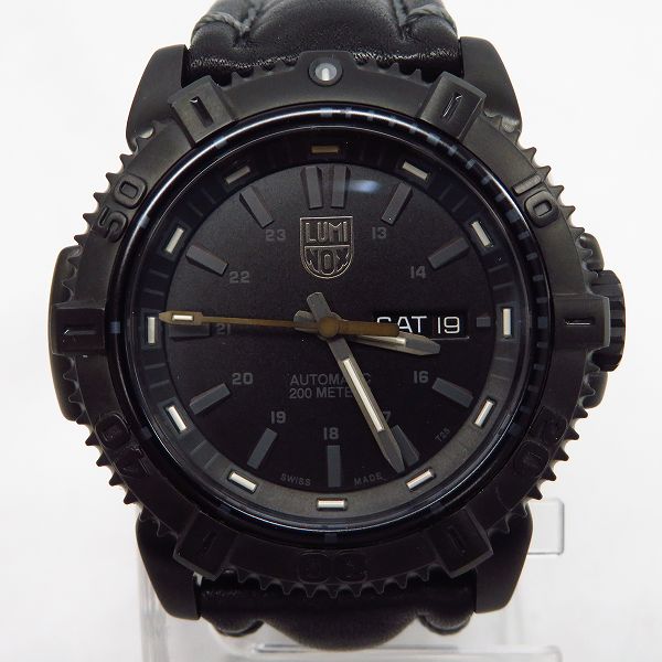実際に弊社で買取させて頂いたLUMINOX/ルミノックス モダンマリナー AUTOMATIC 6500 SERIES BLACKOUT/ブラックアウト 自動巻き