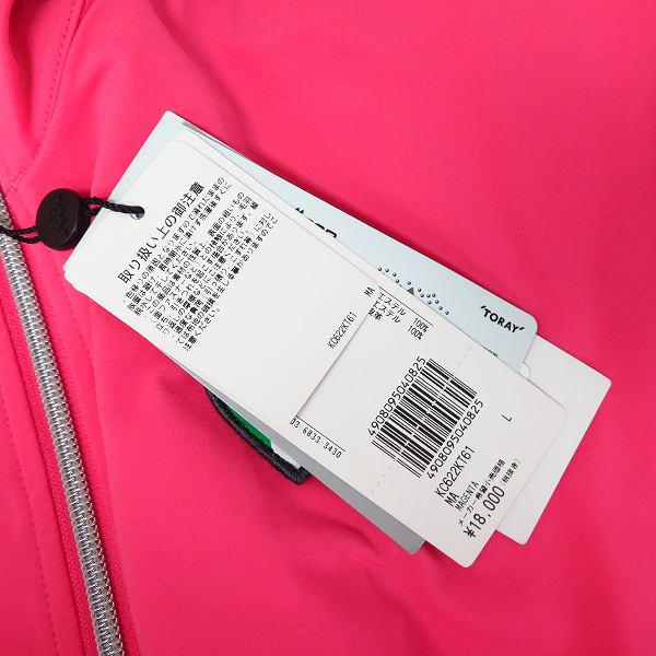 実際に弊社で買取させて頂いた【未使用】kappa/カッパ ゴルフ トラックジャケット/ポロシャツ/中綿ジャケット 他 Size：L 6点セットの画像 5枚目
