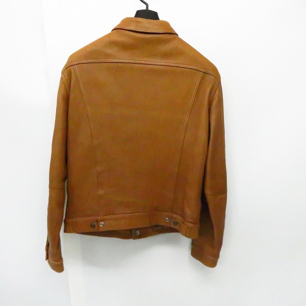 実際に弊社で買取させて頂いたTHE FLAT HEAD/フラットヘッド ディアスキン レザージャケット/42の画像 1枚目