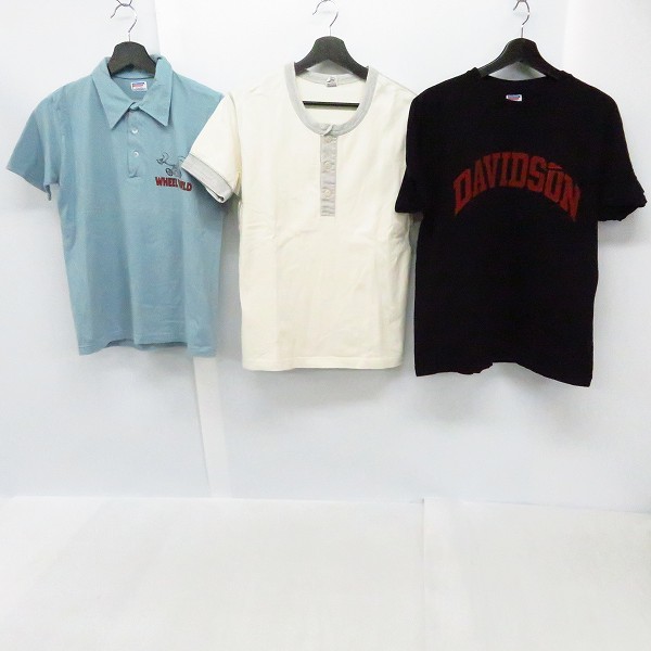 実際に弊社で買取させて頂いたPherrow/フェローズ DUBBLE WORKS/ダブルワークス 他 プリント カットソー/Tシャツ/ポロシャツ 等 6点セットの画像 1枚目