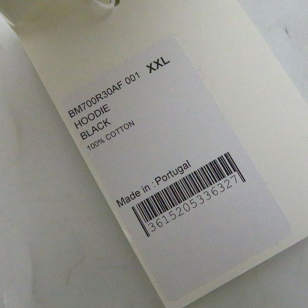 実際に弊社で買取させて頂いたGIVENCHY/ジバンシー 19SS ロゴ プルオーバー パーカー/フーディー BM700R30AF/XXLの画像 6枚目