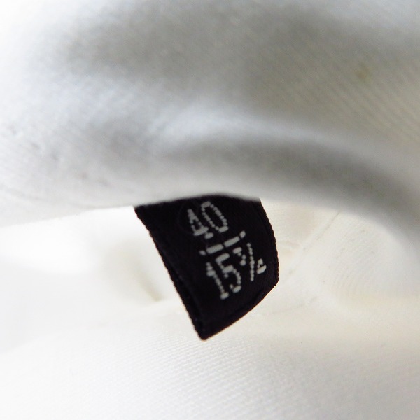 実際に弊社で買取させて頂いたGIORGIO ARMANI/ジョルジオ アルマーニ コットン半袖ボタンシャツ/40の画像 3枚目