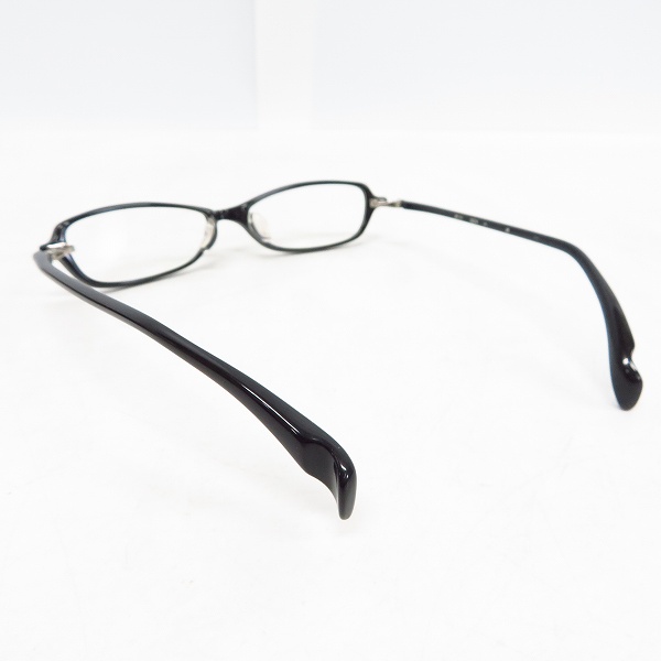 実際に弊社で買取させて頂いた999.9/フォーナインズ スクエア型 眼鏡/メガネフレーム BLACK NP-711の画像 1枚目