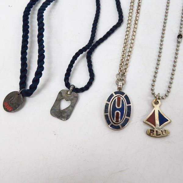 実際に弊社で買取させて頂いたハリウッドランチマーケット/ハリラン/ブルーブルー/ガイジンメイド ネックレス/ブレスレット/ピンバッジ他 7点セットの画像 1枚目