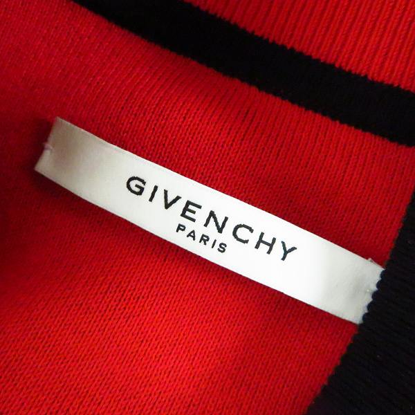 実際に弊社で買取させて頂いたGIVENCHY/ジバンシー 18SS スターパッチ ロゴ刺繍 ニット ボンバージャケット/スタジャン BM000J4Y0B/Mの画像 2枚目