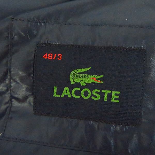 実際に弊社で買取させて頂いたLACOSTE/ラコステ コットンピケ ダウンベスト BH310E/48/3の画像 2枚目